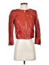 Alice + Olivia 100% Leather Red Leather Jacket Size S - photo 1