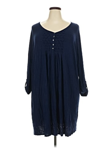 Kim Rogers 3/4 Sleeve Henley (view 1)