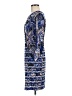 BCBGMAXAZRIA Print Blue Casual Dress Size M - photo 5