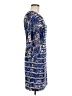 BCBGMAXAZRIA Print Blue Casual Dress Size M - photo 4