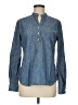 Lands' End Canvas Blue Long Sleeve Button-Down Shirt Size M - photo 1