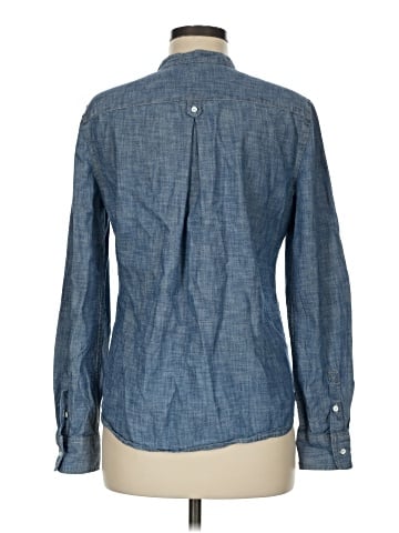 Lands' End Canvas Long Sleeve Button-Down Shirt (view 2)