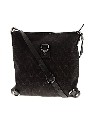 Gucci Outlet Leather Crossbody Bag (view 1)