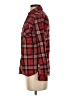 Papaya 100% Cotton Plaid Red Long Sleeve Button-Down Shirt Size S - photo 5