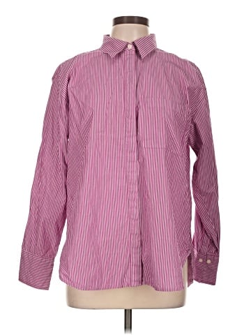 Ann Taylor Long Sleeve Button-Down Shirt (view 1)