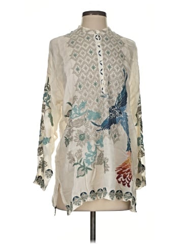Johnny Was 3/4 Sleeve Blouse (view 1)