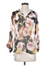 Casual Studio Floral Gray 3/4 Sleeve Blouse Size S - photo 1