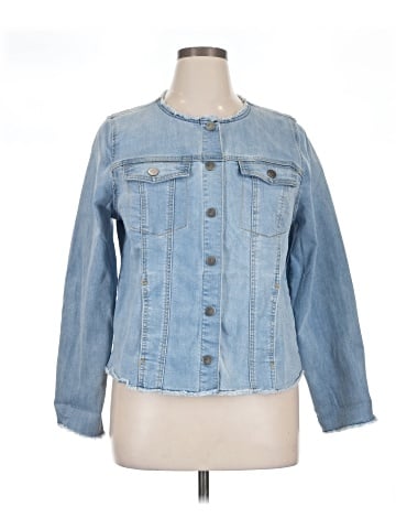 LOGO by Lori Goldstein Denim Jacket (view 1)