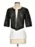Milly 100% Leather Silver Leather Jacket Size P (petite) - photo 1
