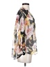 Casual Studio Floral Gray 3/4 Sleeve Blouse Size S - photo 4