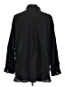 Old Navy Solid Black Long Sleeve Button-Down Shirt Size Lg Petite - photo 2