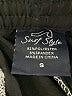 Surf Style Solid Black Athletic Shorts Size S - photo 3