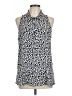 CAbi 100% Polyester Black Sleeveless Blouse Size L - photo 1
