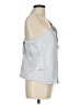 Naked Zebra Silver Sleeveless Blouse Size M - photo 4