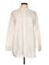 Athleta Ivory Long Sleeve Button-Down Shirt Size L - photo 1