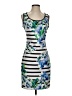 Laundry by Design Graphic Blue Cocktail Dress Size XS - photo 1