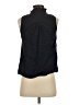 Ro & De Black Sleeveless Button-Down Shirt Size XS - photo 2
