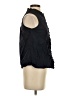 Ro & De Black Sleeveless Button-Down Shirt Size XS - photo 4