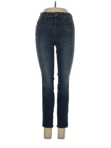 Madewell Petite 10" High-Rise Skinny Jeans in Danny Wash: TENCEL&trade; Denim Edition (view 1)