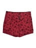 Lovesick Animal Print Graphic Red Shorts Size 7 - photo 1