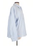 Wishlist Blue Long Sleeve Blouse Size L - photo 4
