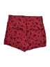 Lovesick Animal Print Graphic Red Shorts Size 7 - photo 2