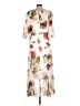 Calvin Klein 100% Polyester Floral Ivory Casual Dress Size 12 - photo 2
