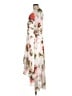 Calvin Klein 100% Polyester Floral Ivory Casual Dress Size 12 - photo 5