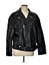 Topshop 100% Polyurethane Black Jacket Size 10 - photo 1