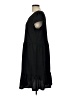 Sandra Darren Solid Black Casual Dress Size L - photo 5