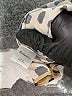 Réalisation 100% Silk Animal Print Tan Silk Skirt Size S - photo 5