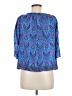 Southern Tide Blue 3/4 Sleeve Blouse Size M - photo 2