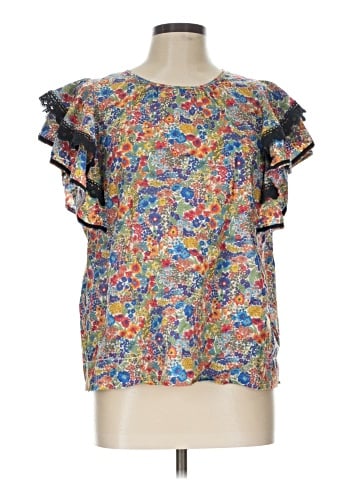 Liberty Art Fabrics for J.Crew Short Sleeve Blouse (view 1)