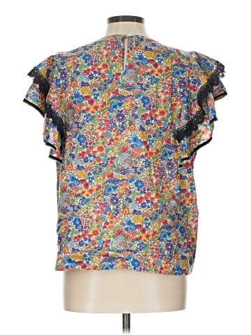 Liberty Art Fabrics for J.Crew Short Sleeve Blouse (view 2)