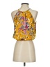 Paper Crane Yellow Sleeveless Blouse Size XS - photo 2