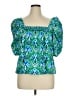 Printfresh Green Short Sleeve Blouse Size XL - photo 1