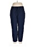 J.Crew Solid Blue Track Pants Size L - photo 1