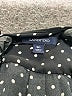 Lands' End 100% Polyester Polka Dots Black 3/4 Sleeve Blouse Size 8 (petite) - photo 7
