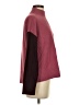 T by Talbots Color Block Burgundy Turtleneck Sweater Size S - photo 4