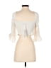 Amanda Uprichard 100% Polyester Ivory 3/4 Sleeve Blouse Size M - photo 2