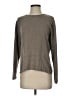 Talbots 100% Cotton Metallic Gray Pullover Sweater Size S - photo 1