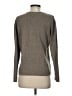 Talbots 100% Cotton Metallic Gray Pullover Sweater Size S - photo 2