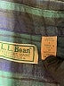 L.L.Bean 100% Cotton Plaid Green Long Sleeve Button-Down Shirt Size L - photo 7