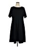 Lands' End Solid Black Casual Dress Size 1X - photo 1
