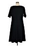 Lands' End Solid Black Casual Dress Size 1X - photo 2