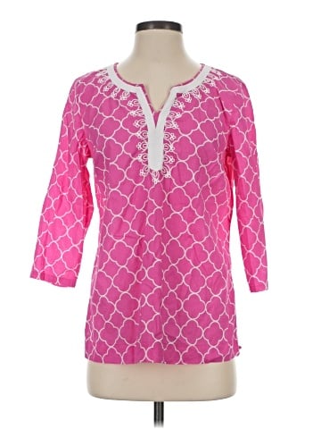 St. John's Bay 3/4 Sleeve Top (view 1)