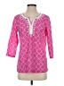 St. John's Bay Pink 3/4 Sleeve Top Size S (petite) - photo 1