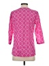 St. John's Bay Pink 3/4 Sleeve Top Size S (petite) - photo 2