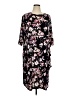 Catherines Print Black Casual Dress Size 1X - photo 1