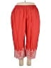 Roaman's 100% Cotton Red Casual Pants Size 28W - photo 1